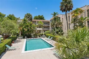 Complex pool almost right outside your door
