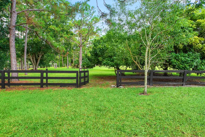 Access to back lot