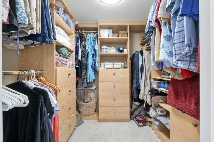 Custom walk- in closet