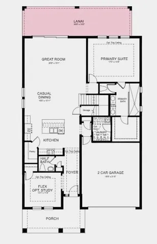 Floor 1 - Additional Highlights Include: whole house impact windows