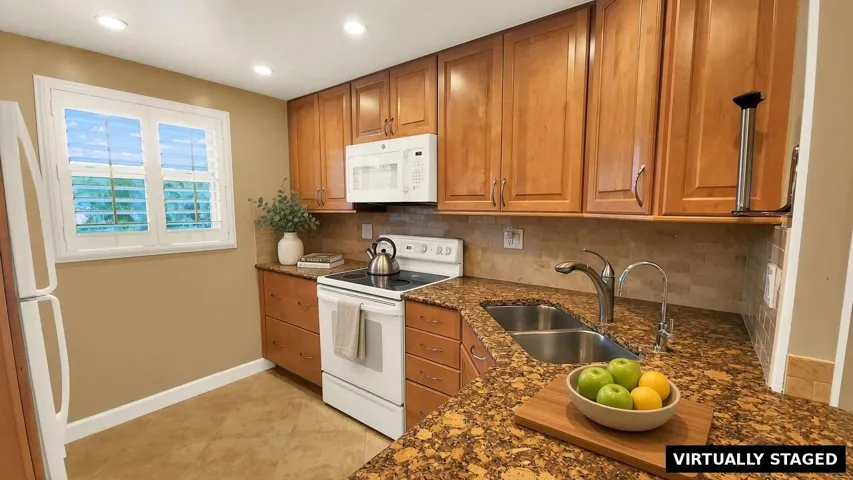 - Virtually Staged Kitchen