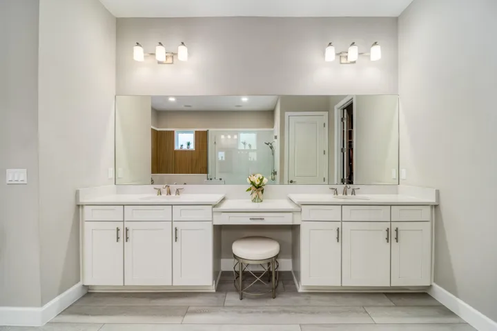 Primary Bathroom Double Vanity
