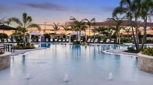 Esplanade Pool at Twilight