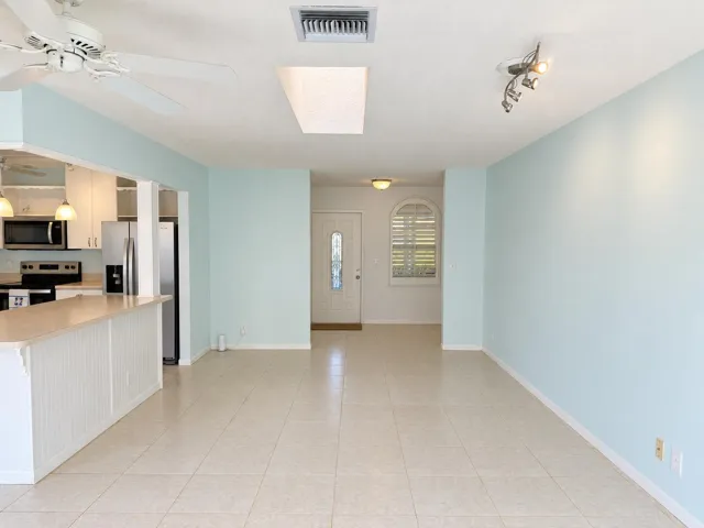 Bright airy kitchen and entry