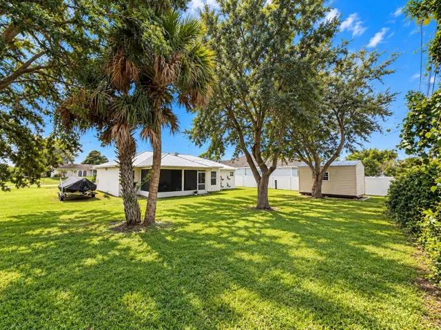 rear of property