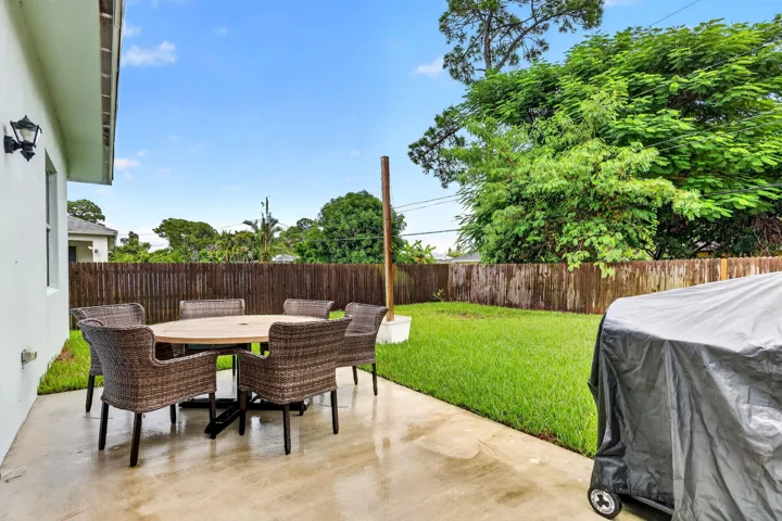 back patio view