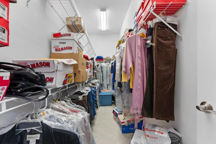 Master walk in closet