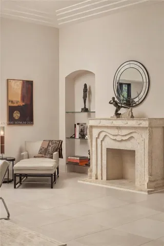 Stone Fireplace
