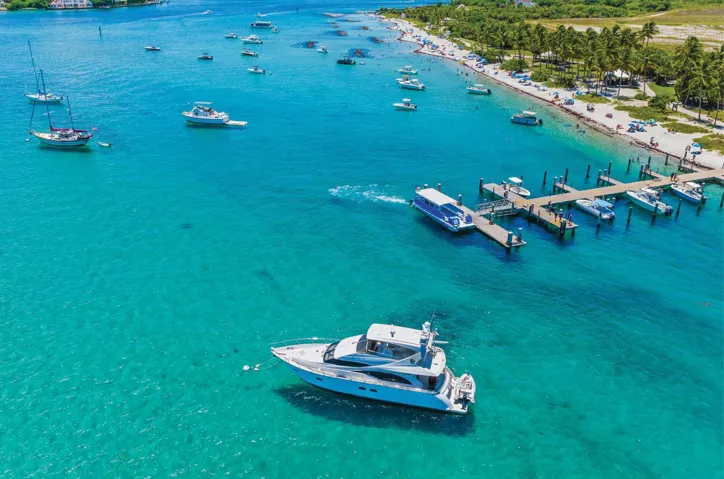 Bahama blue water!