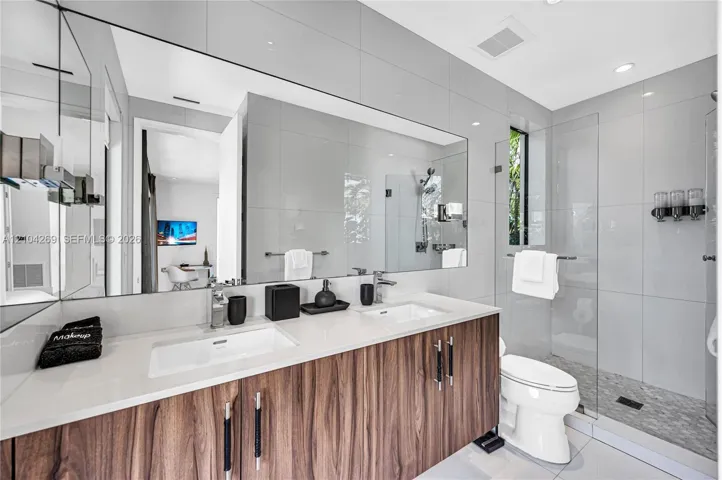 2nd bathroom with double sink