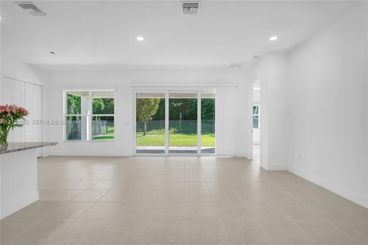 Great room, view from entry hallway