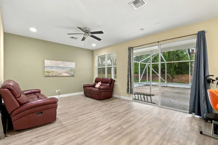 Spacious Family Room with Natural Lighting