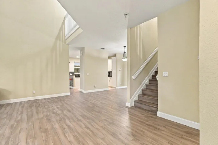 Open Living Area and Staircase