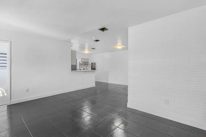 Living areas when vacant