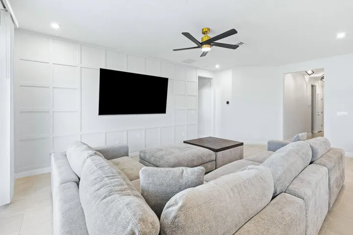 Close up living room