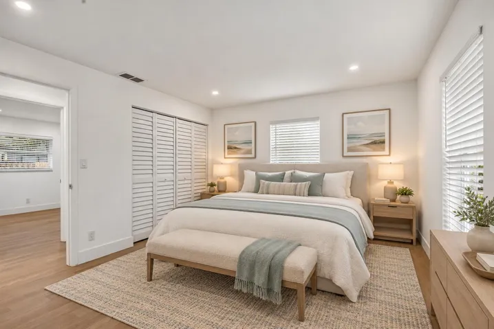 STAGED MASTER BEDROOM