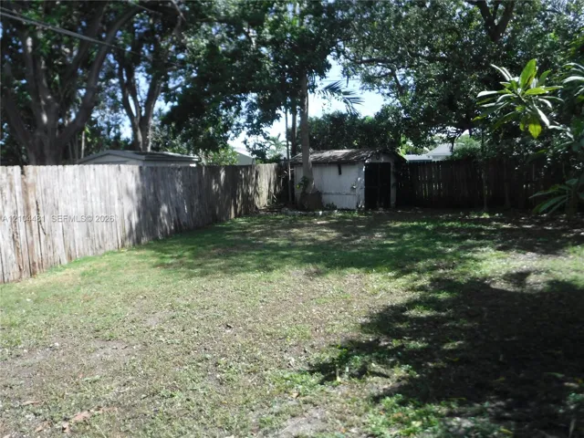 Rear yard Behind House