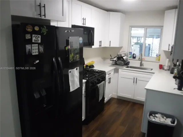 Kitchen Updated in 2025, Black Appliances