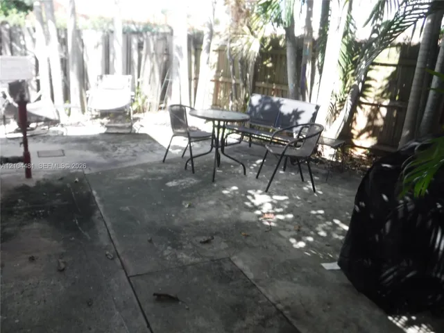 Private Patio Area