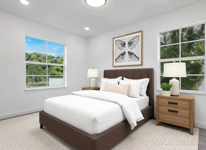Guest Bedroom Staged