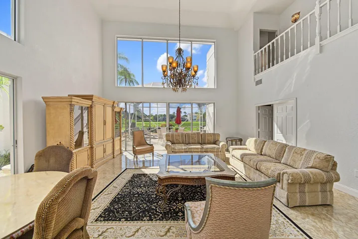 Two story living area