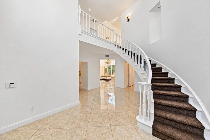 Wall niche and beautiful staircase
