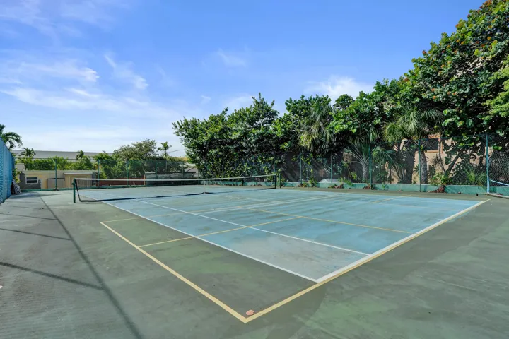 Tennis and pickleball court