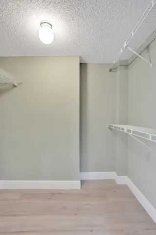 Extra Large Walk-in Closet located in the Bedroom