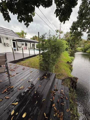 Canal in the back of the house