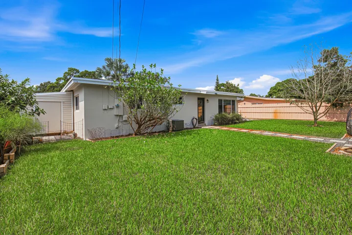 Rear yard