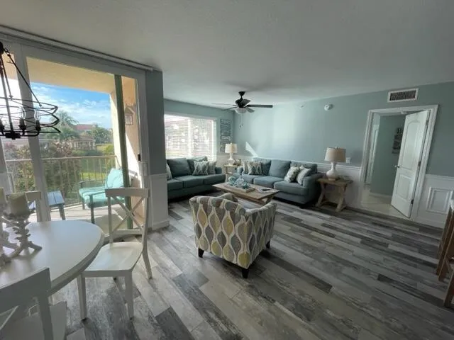 Tile flooring throughout the unit- Furnished & turnkey