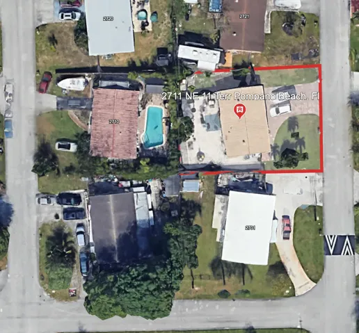 2711 ne 11th terr pompano beach aerial v