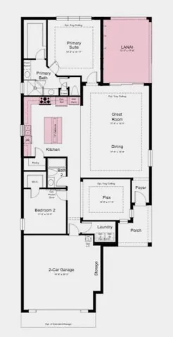 Floor Plan - Additional Highlights Include: whole house impact windows, upgraded cabinets, flooring, and countertops, glass front door