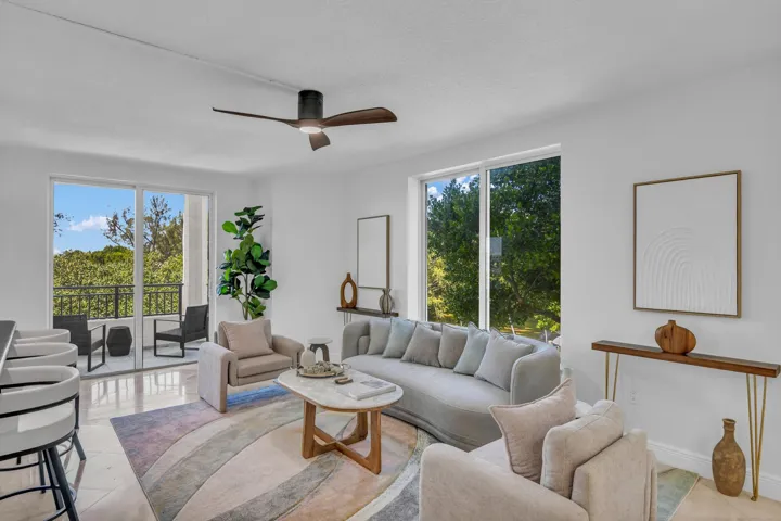 Spacious and open floor plan.