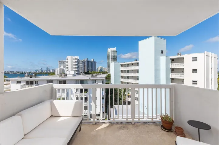 Deep Private Balcony with bay views