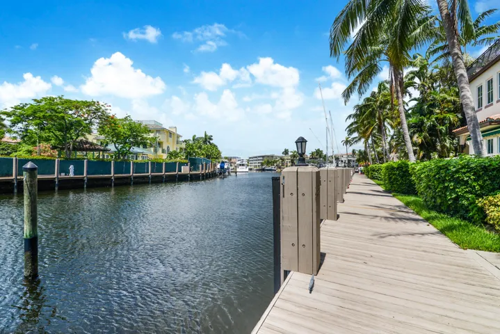 Private Waterfront patio view