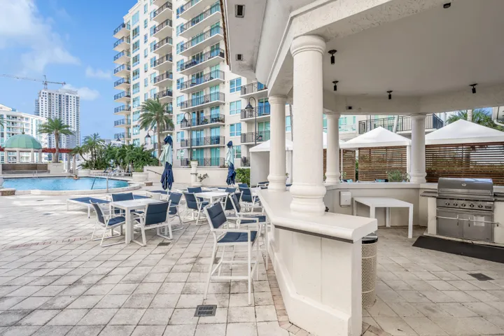 BBQ Area by the Pool