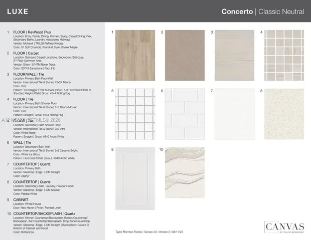 15776 Modena Street - Design Selections - This home is currently under construction - selections are subject to change