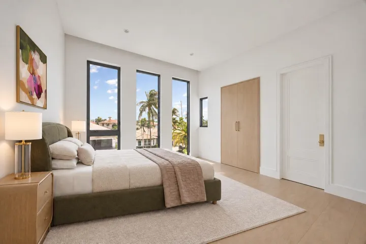 Bedroom 1 - 2nd floor - virtually staged furniture. furniture not included in purchase