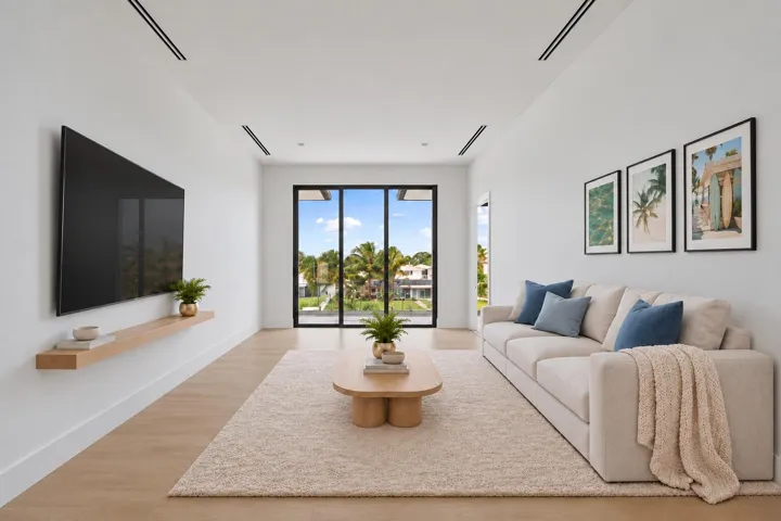 Loft upstairs living: 2nd floor virtually staged furniture. furniture not included in purchase