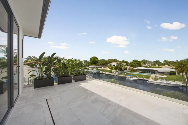 Primary Giant Private Balcony with impact glass railing