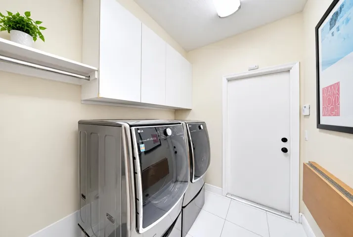 Modern Laundry Room with Frank Lloyd Wri