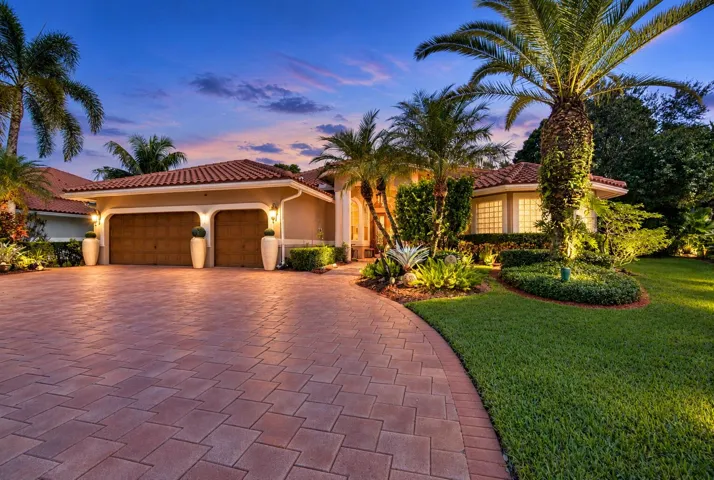 Luxury Mediterranean Home at Twilight