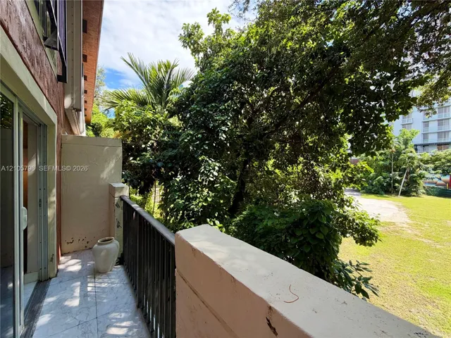 Private balcony