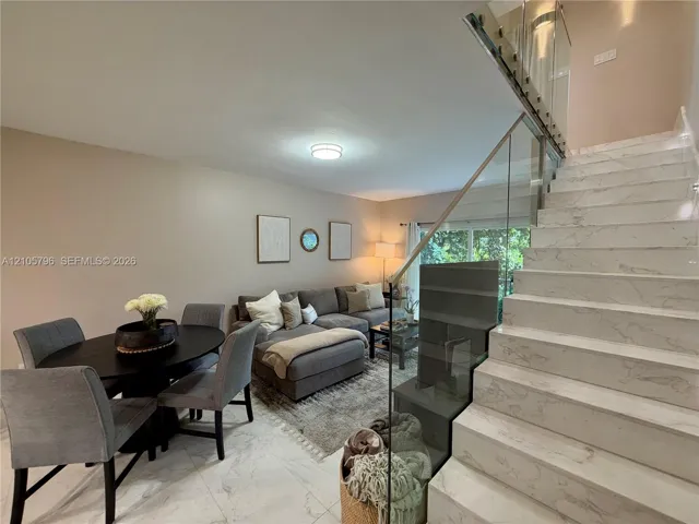 Marble stairs