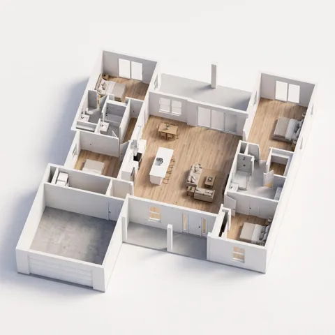 Dollhouse floor plan