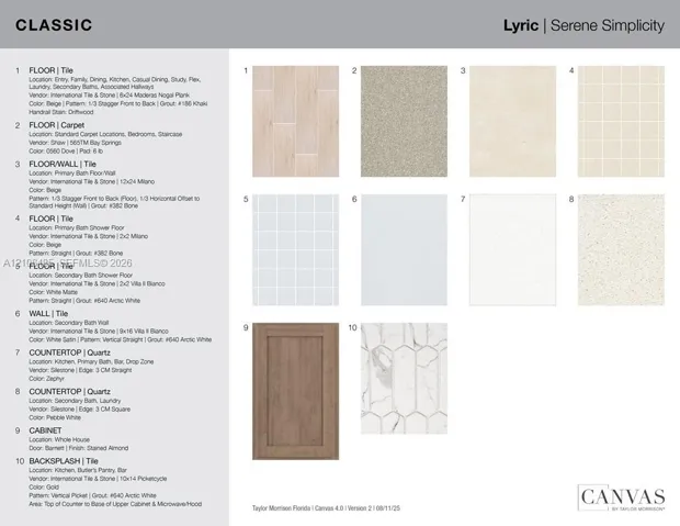 15349 Giardino Drive Unit 101 - Design Selections - This home is currently under construction - selections are subject to change