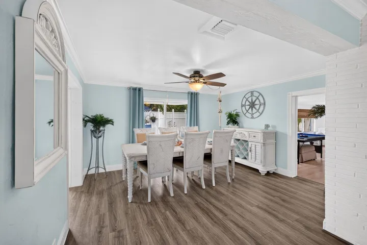 Dining room into 4th room