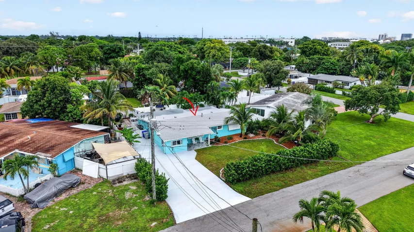 Aerial of home