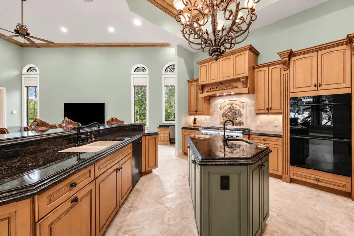 Custom Wood Work Throughout Kitchen